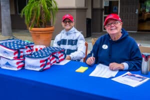 Staff members at the Folds of Honor tournament