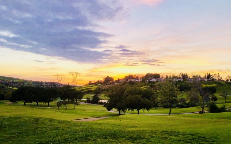 Sunset at Anaheim Hills 